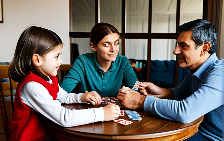보드게임 연령별 추천 - **Prompt:** A group of children aged 4-5 sitting on the floor, playing a "Loto des Animaux" game tog...