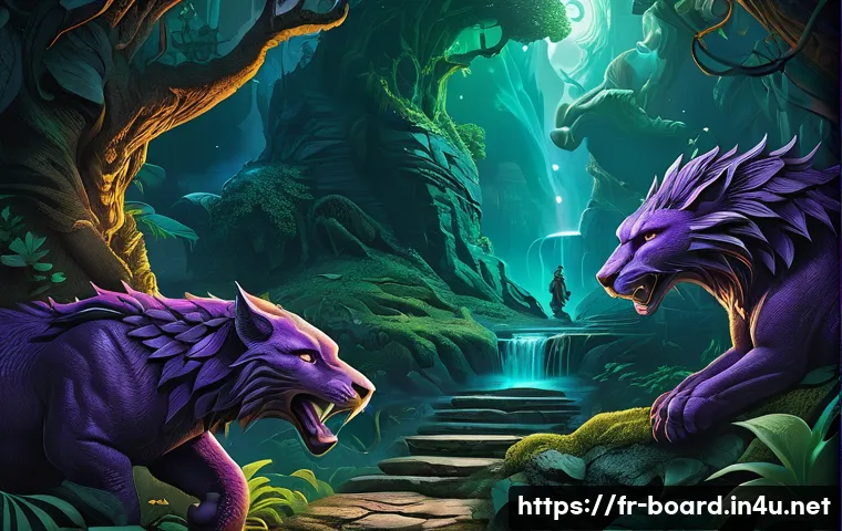 보드게임 브랜딩 전략 - A vibrant and immersive board game box cover design featuring a fantasy adventure theme with rich, d...