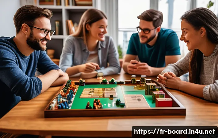보드게임 추천 플레이 - A detailed, cozy board game night scene set in a stylish Parisian apartment with a diverse group of ...